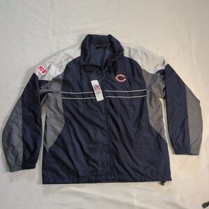 Dunbrooke Chicago Bears SI Windbreaker Large Full Zip Jacket NWT Vintage 1990's